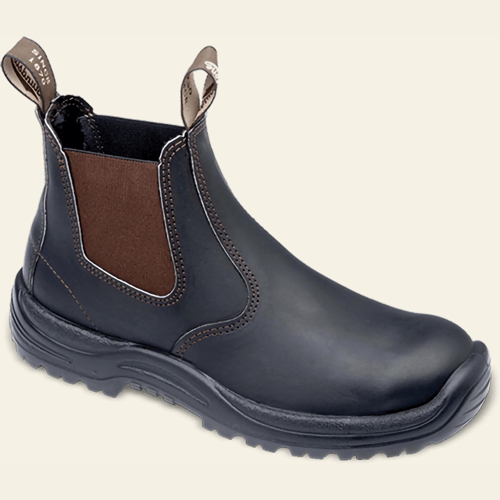ladies black steel toe cap boots