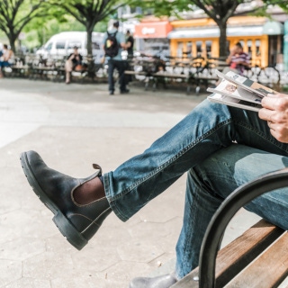 blundstones on men