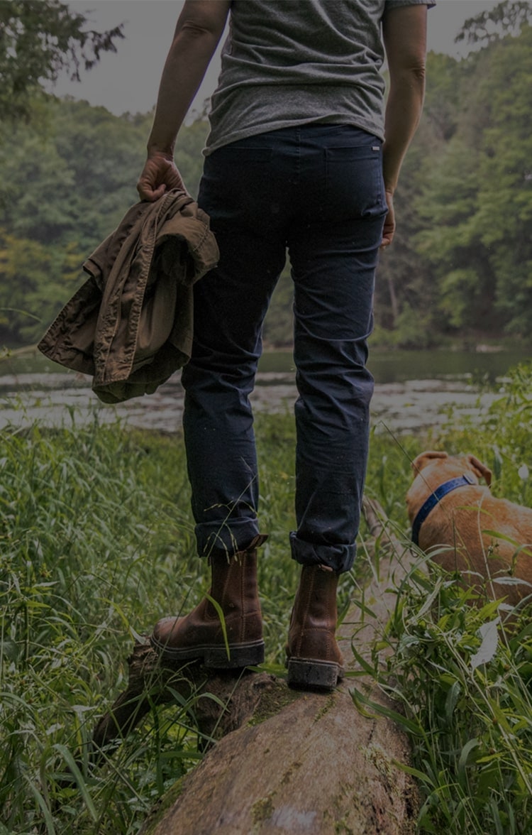 hiking in blundstones